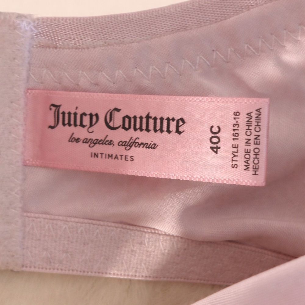 Juicy Couture Intimates Light Pink Bra – Size 40C